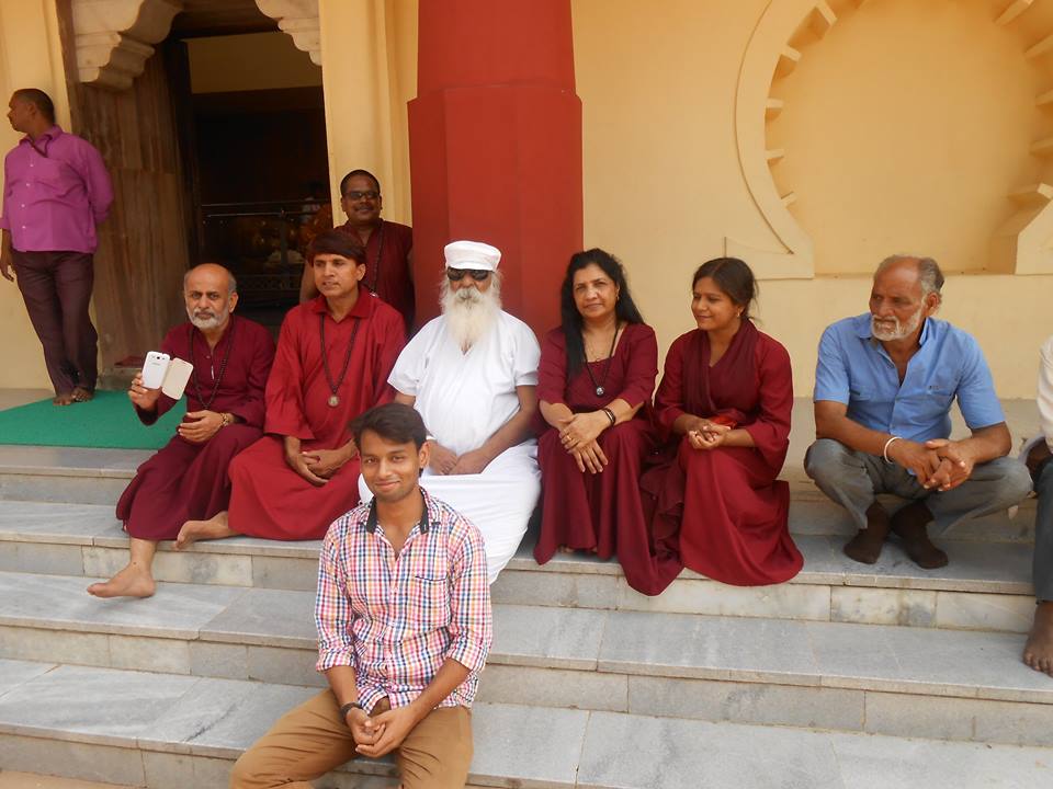 Swami Anand Vijay in kushinagar